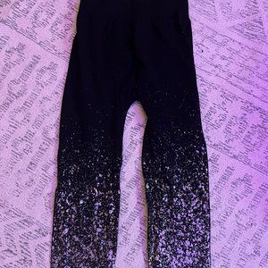 NIKIBIKI leggings ombre gold leaf leggings
